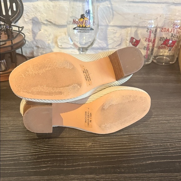 Joie Cream knit Ribbed Ankle Booties - Picture 5 of 6